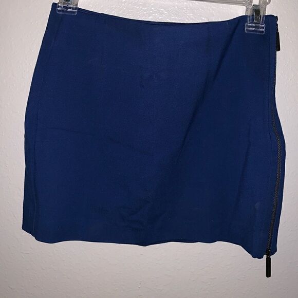 Armani blue zipper skirt  - Picture 1 of 2